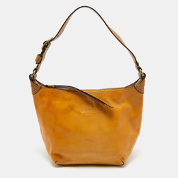 Coach Yellow Patent Leather Mini Logo Hobo 923418
