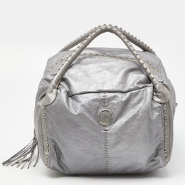 Marc Jacobs Grey Leather Studded Hobo 924289