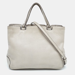 Michael Kors Grey Leather Anabelle Tote 928386
