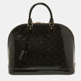 Louis Vuitton Bleu Infini Monogram Vernis Alma GM Bag 929189