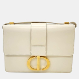 Christian Dior Beige Leather 30 Montaigne Shoulder Bag 898030