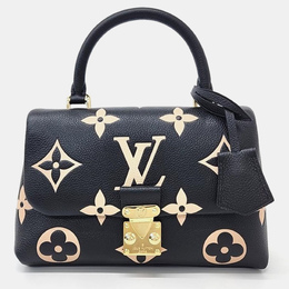 Louis Vuitton Black Bicolor Giant Empreinte Leather Madeleine BB Shoulder Bag 949916