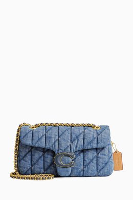 Coach Tabby 26 Quilted Shoulder Bag in Cotton-denim 217034720_14