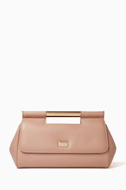Dolce & Gabbana Medium Sicily Clutch Bag in Leather 217035775_7762