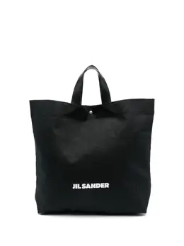 Jil Sander logo-print canvas tote bag 23156400