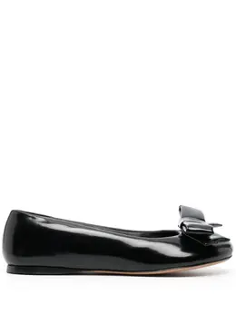Loewe Puffy leather ballerina pumps 21248977