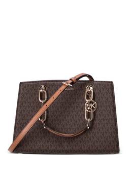 Michael Kors monogram pattern chain two-way tote bag 23448718