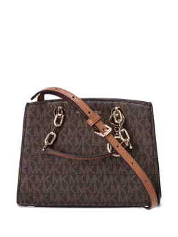 Michael Kors monogram pattern chain two-way tote bag 23448716