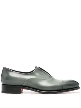 Santoni Carter leather boat shoes 22242431