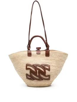 Casadei Panarea logo-appliqué tote bag 23310542