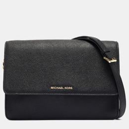 Michael Kors Black Leather Jet Set Crossbody Bag 965927