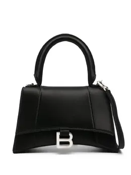 Balenciaga small Hourglass satin tote bag 23642047