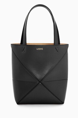 Loewe Mini Puzzle Fold Tote Bag in Leather 217234863_13