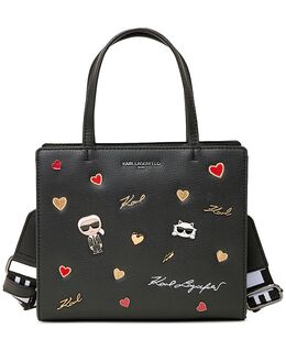 Сумка Мэйбель Karl Lagerfeld PARIS, черный 15877508 | multi/black