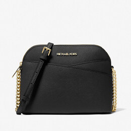 Сумка кросс-боди Michael Kors Jet Set Travel Medium Dome, черный 35f1gtvc6t | black