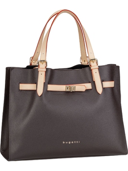 Сумка шоппер Bugatti Handtasche Ella Shoulderbag L, цвет Dunkelbraun 3911530 | dunkelbraun