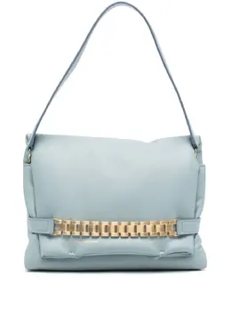 Victoria Beckham Puffy Chain leather clutch bag 23527190