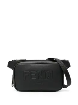 Fendi logo-embossed belt bag 23640243