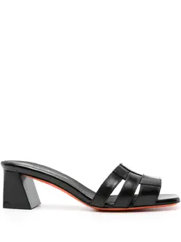 Santoni 60mm leather sandals 23072632