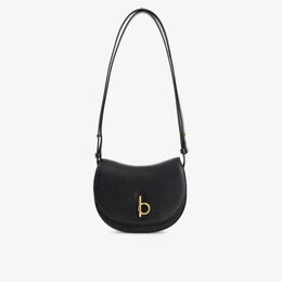 Кожаная сумка через плечо rocking horse Burberry, черный r04245480 | black