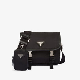 Сумка на плечо re-nylon из переработанного нейлона Prada, черный r04268178 | black