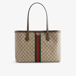 Сумка-тоут ophidia gg supreme из холста с покрытием Gucci, цвет b.eb/n.acero/vrv r04273698 | b.eb/n.acero/vrv