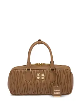 Miu Miu Arcadie nappa leather tote bag 20551376