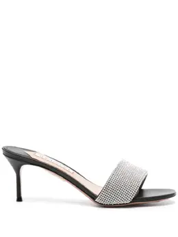 Aquazzura 65mm Wonderland crystal sandals 23653873