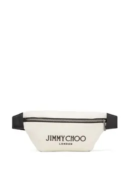 Jimmy Choo Finsley logo-lettering belt bag 19995405