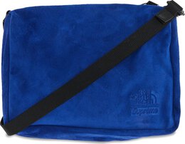 Сумка через плечо Supreme x The North Face Suede 'Blue', синий fw23b3 blue | blue