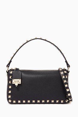 Valentino Garavani Small Rockstud Crossbody Bag in Grainy Leather 214507926_13