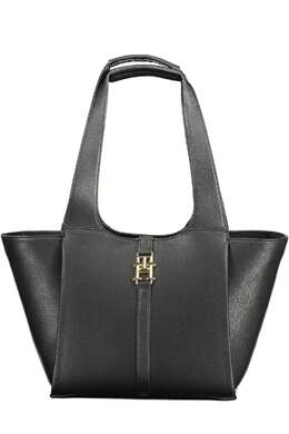 Сумка через плечо с застежкой-кнопкой Tommy Hilfiger Chic, черный 7533794721852 | black