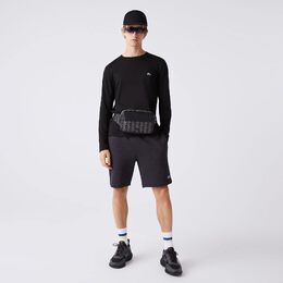 Поясная сумка Lacoste спортивная, черный la254h021-q11 | noir gris
