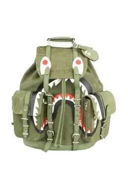 Readymade x A BATHING APE® buckled canvas backpack 23765056