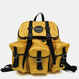 Gucci Yellow/Black GG Nylon Off The Grid Backpack 974531