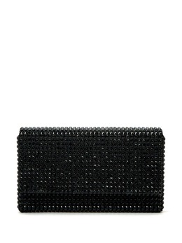 Amina Muaddi Superamini Paloma crystal-embellished clutch bag 23804429