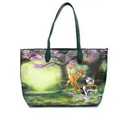 Kate Spade Disney Sutton Bambi Coated Canvas Shoulder Tote Handbag Purse 59848