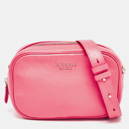 Kate Spade Hot Pink Leather Camera Crossbody Bag 976925