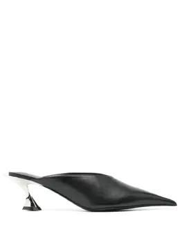 Mugler 55mm leather mules 23496548