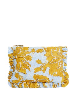 La Doublej ruffled guipure lace clutch 23691603