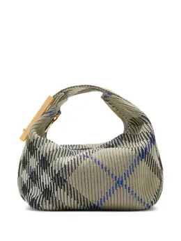 Burberry mini Peg checked tote bag 23799973