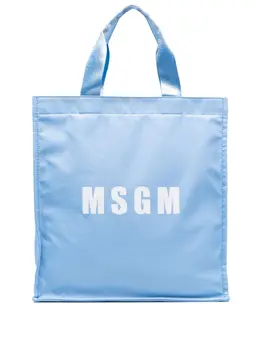 MSGM logo-print tote bag 23545776