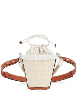 Maison Margiela Fire Bucket woven-raffia shoulder bag - U WHITE sb1wg0029p5352-white-u