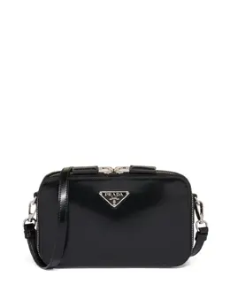 Prada small Brique brushed crossbody bag - U NERO 2vh173vooozo6-nero-u