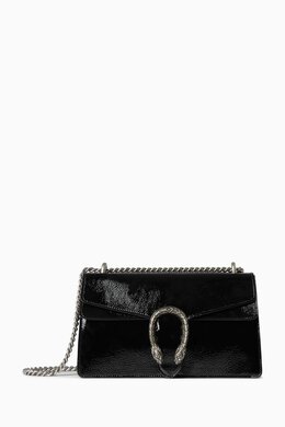 Gucci Small Dionysus Shoulder Bag in Patent Leather 217213850_13