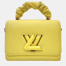 Louis Vuitton Yellow Leather Twist PM Top Handle Bag 895547