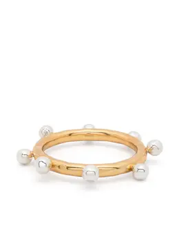 Patou sphere-charm hammered bangle 22488578