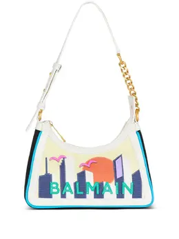 Balmain B-Army Postcard-print shoulder bag 23287787