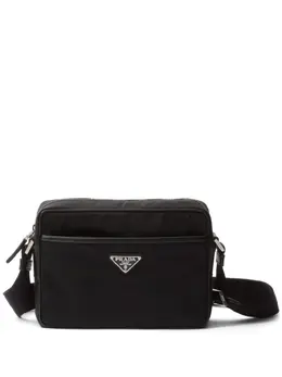 Prada logo-plaque messenger bag 23861653