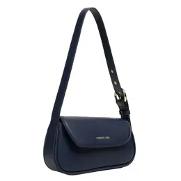 Сумка багет Cerruti 1881, фактура матовая, blue 102854741938